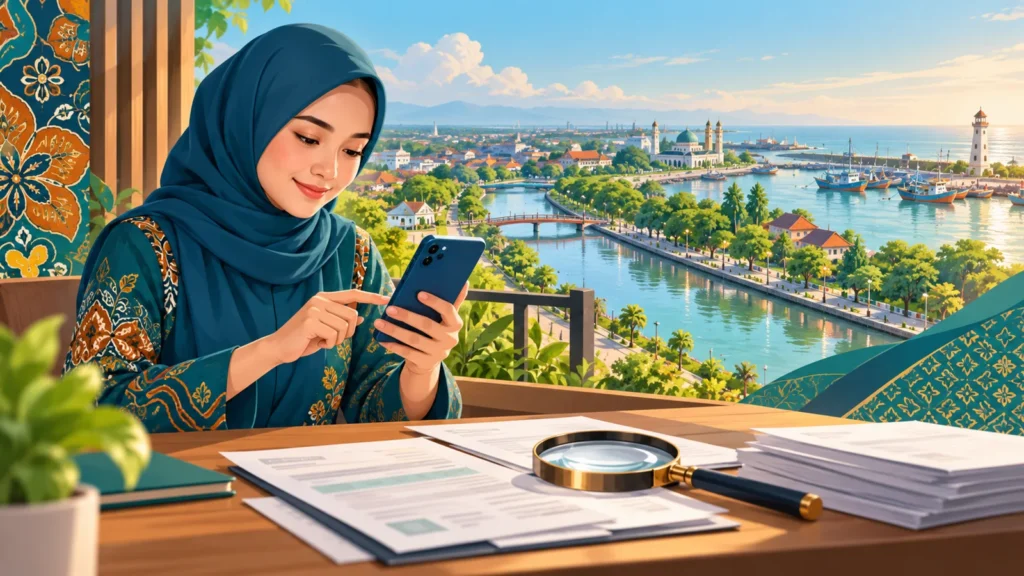 Ilustrasi memeriksa sumber resmi informasi JKN