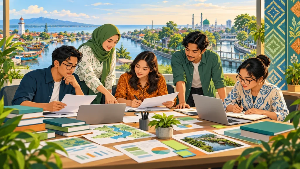 Ilustrasi tim editorial Apotek BPJS Pekalongan meneliti sumber informasi